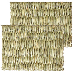 Oxbow Timothy Club Mat para mascotas mediano, dos piezas, ideal para roer y jugar.