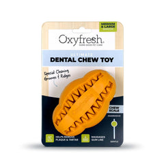 Oxyfresh Juguete dental para perro, masticable y limpia dientes