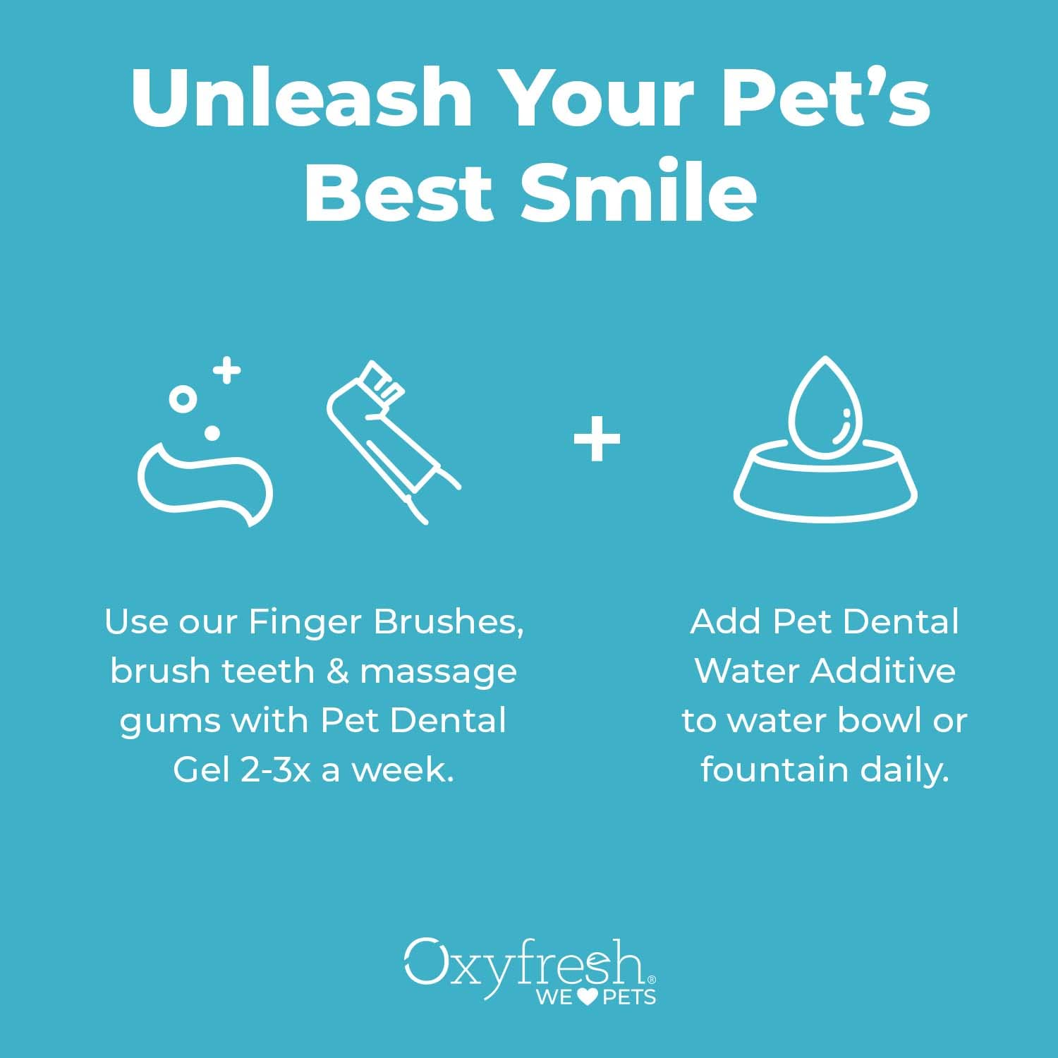 Oxyfresh proporciona aliento más agradable con uso regular.