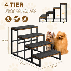 OYEAL escaleras para perros, uso en sofá con agarre