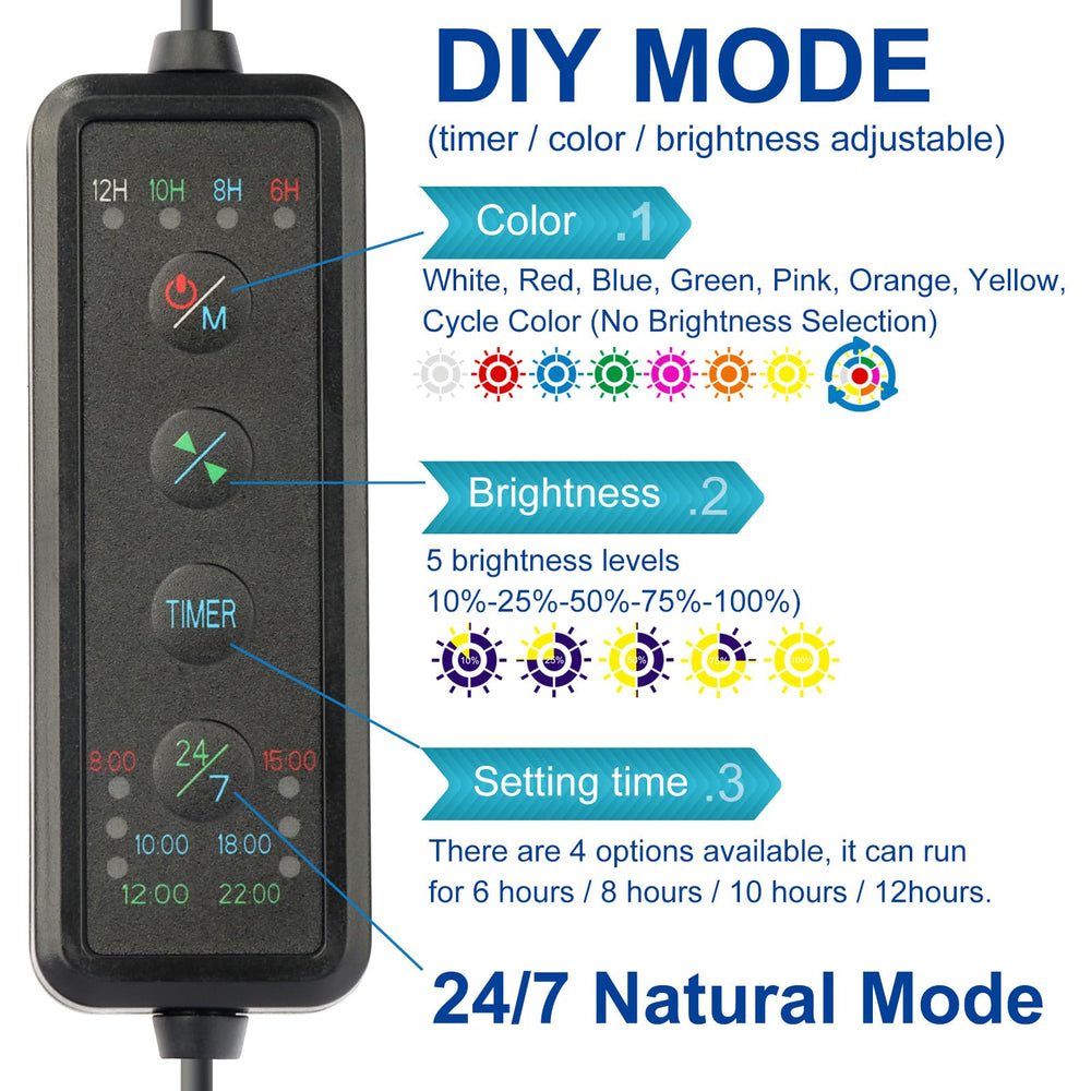 Modo personalizable de color OYO WATER para crear ambiente único.