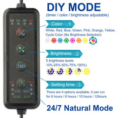 Modo personalizable de color OYO WATER para crear ambiente único.