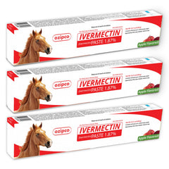 OZIPCO ivermectina para caballos: pasta sabor manzana facilita la dosificación