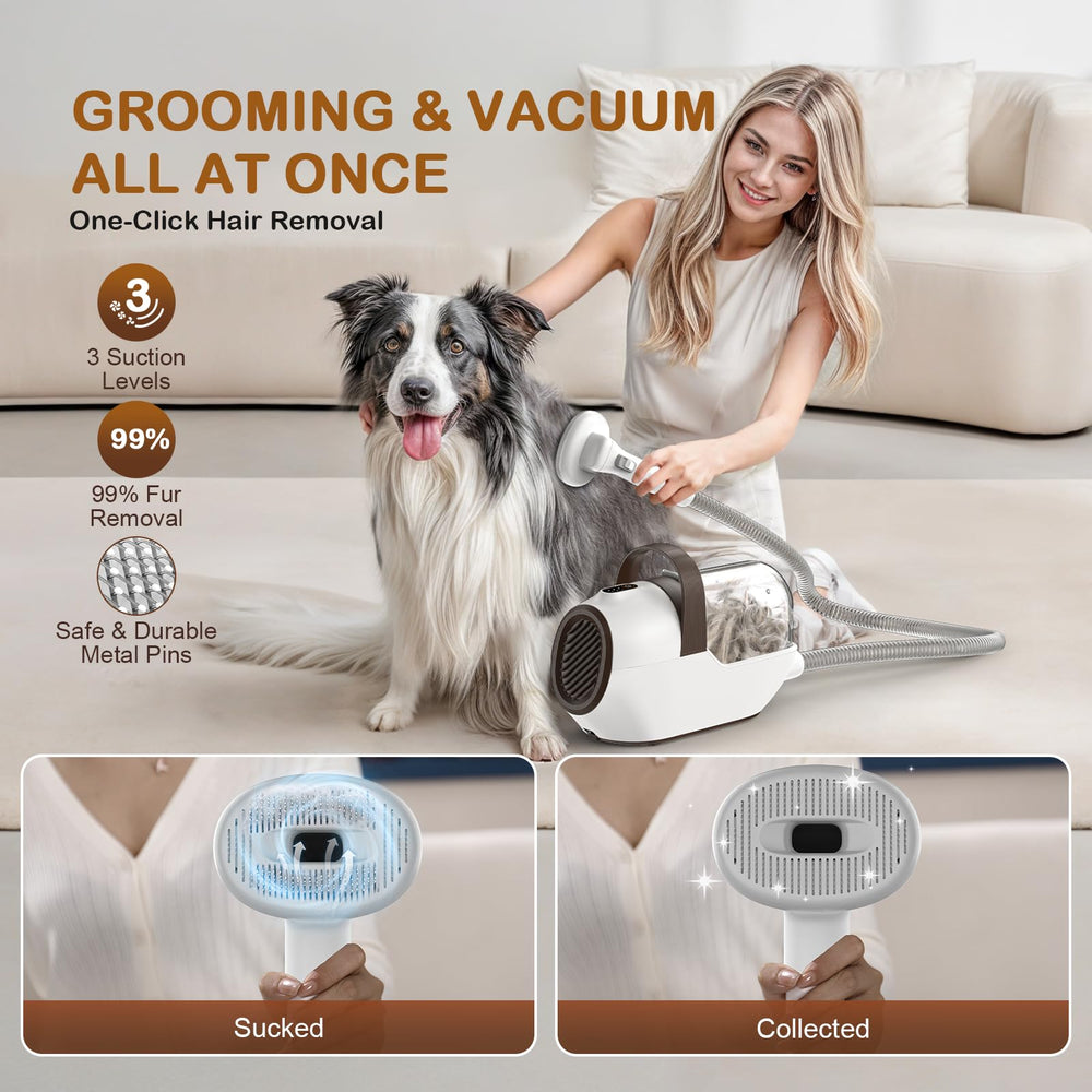 Ozumek kit de grooming para perros: 7 en 1, todo en una sola estación