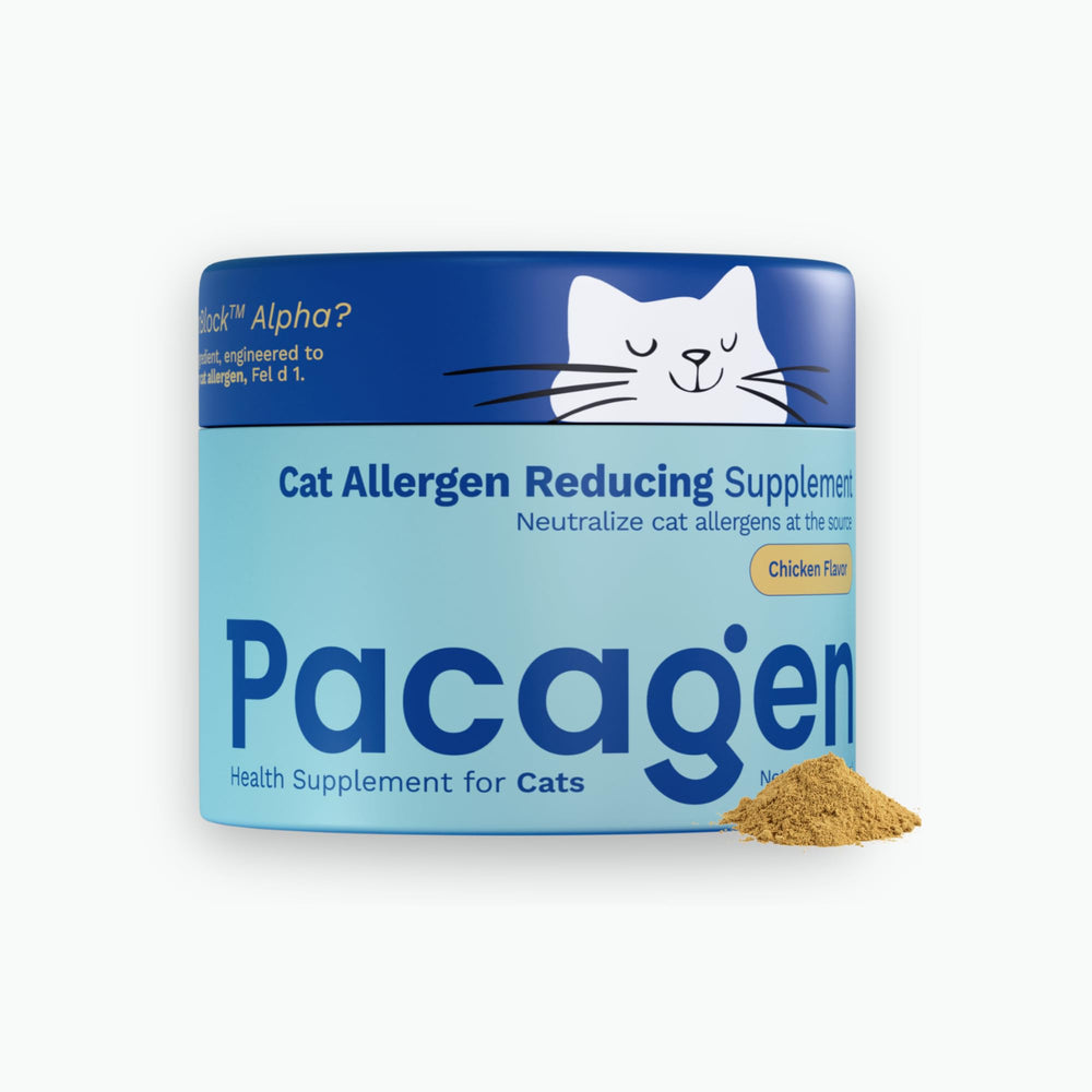 Pacagen suplemento alérgenos gato botella ayuda a reducir alérgenos