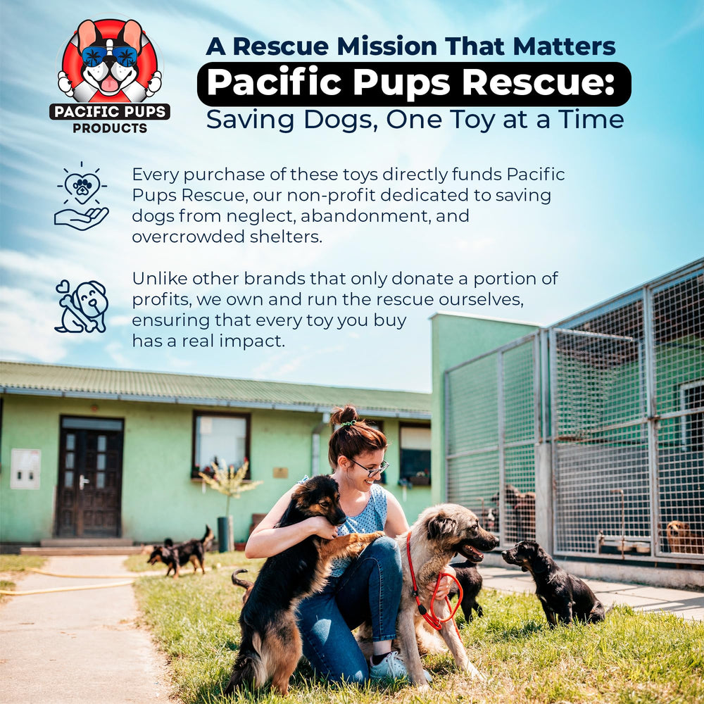 Pacific Pups Products, cuerda de masticación resistente para perros grandes.