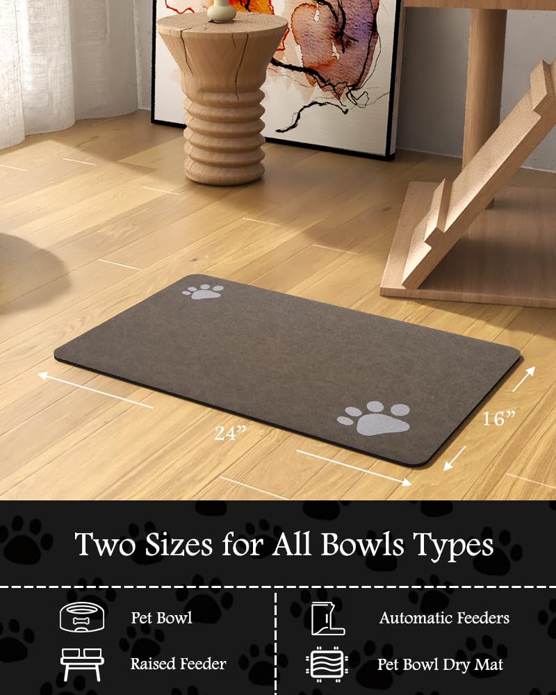 PADOOR es ideal para perros y gatos, mantiene el área de comida limpia.