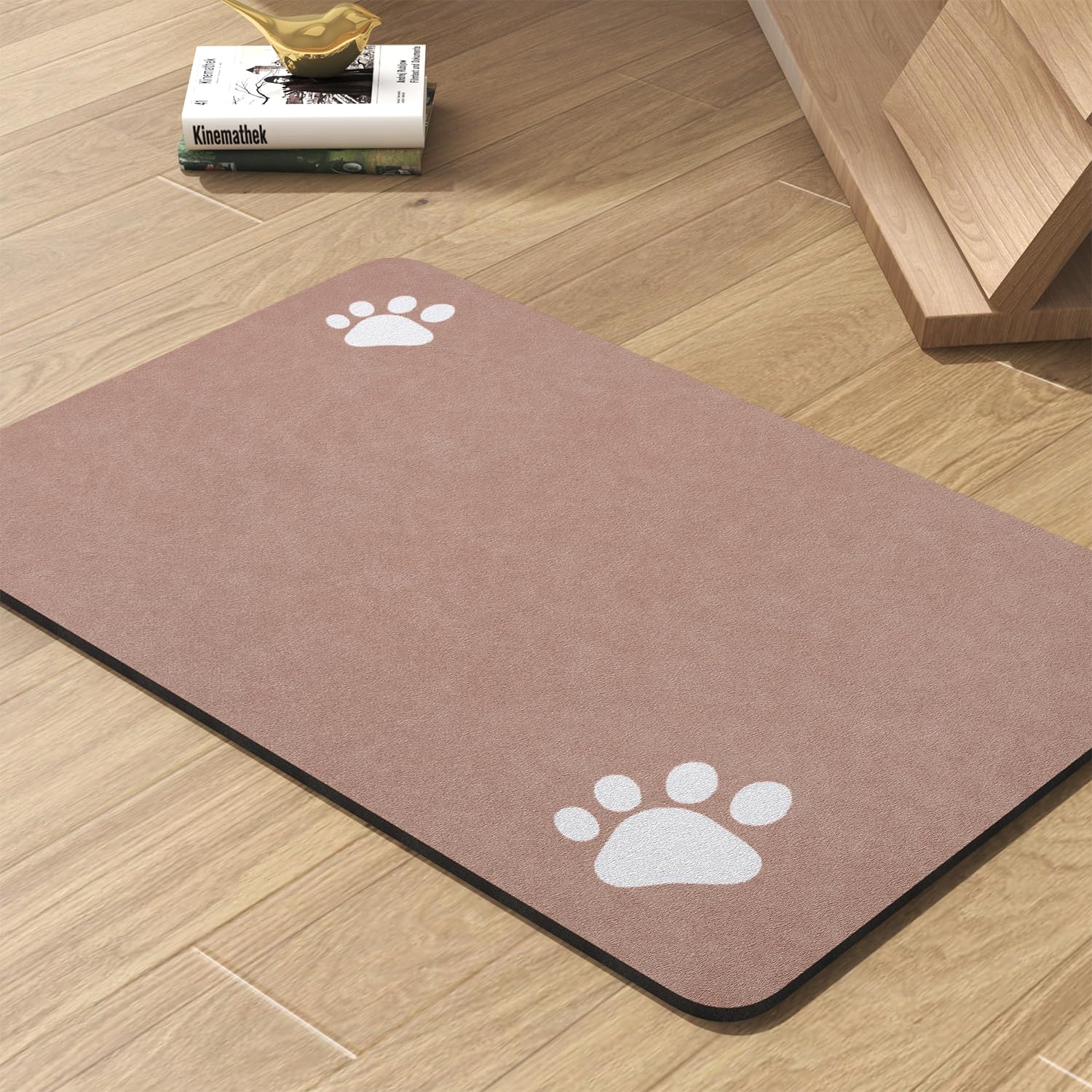 PADOOR alfombrilla absorbente para comida y agua de mascotas, evita derrames
