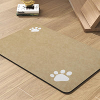PADOOR Alfombrilla absorbente para alimentación de mascotas mantiene seco el área de comida.