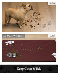 PADOOR Alfombrilla secado rápido reduce la humedad en el área de comer.