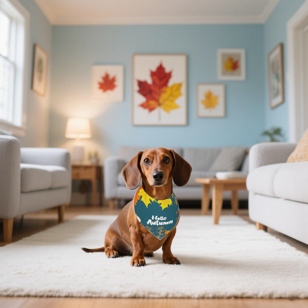 Bandana Pai Sence para perro, diseños otoñales variados para paseos y fotos