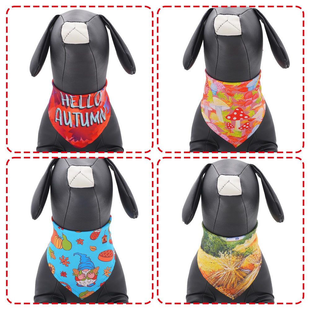 Bandanas Pai Sence de otoño con calabazas, colores vivos para celebraciones