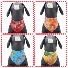 Bandanas Pai Sence de otoño con calabazas, colores vivos para celebraciones