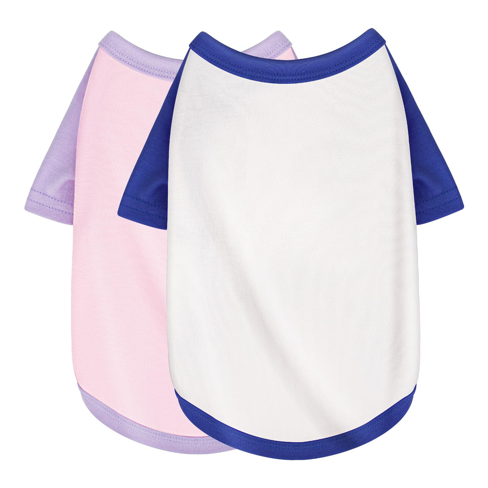 Paiaite camisa para perros, dorso rosa bloque, cómodo para días activos.