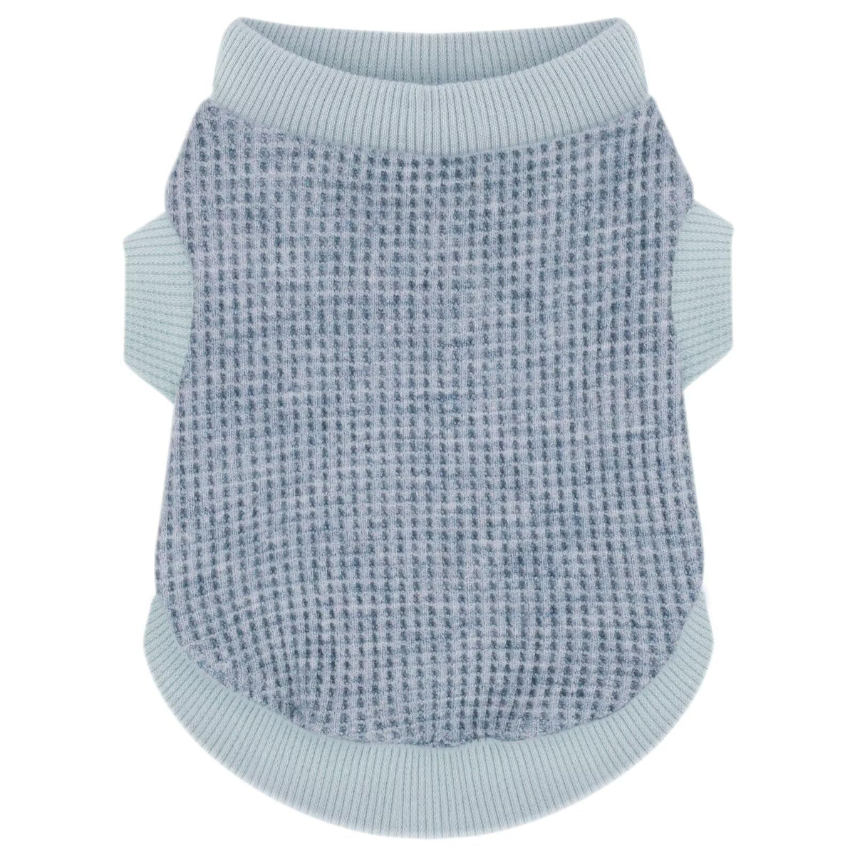 Paiaite camiseta para perrito azul elastica, facil de vestir y comoda para paseos diarios