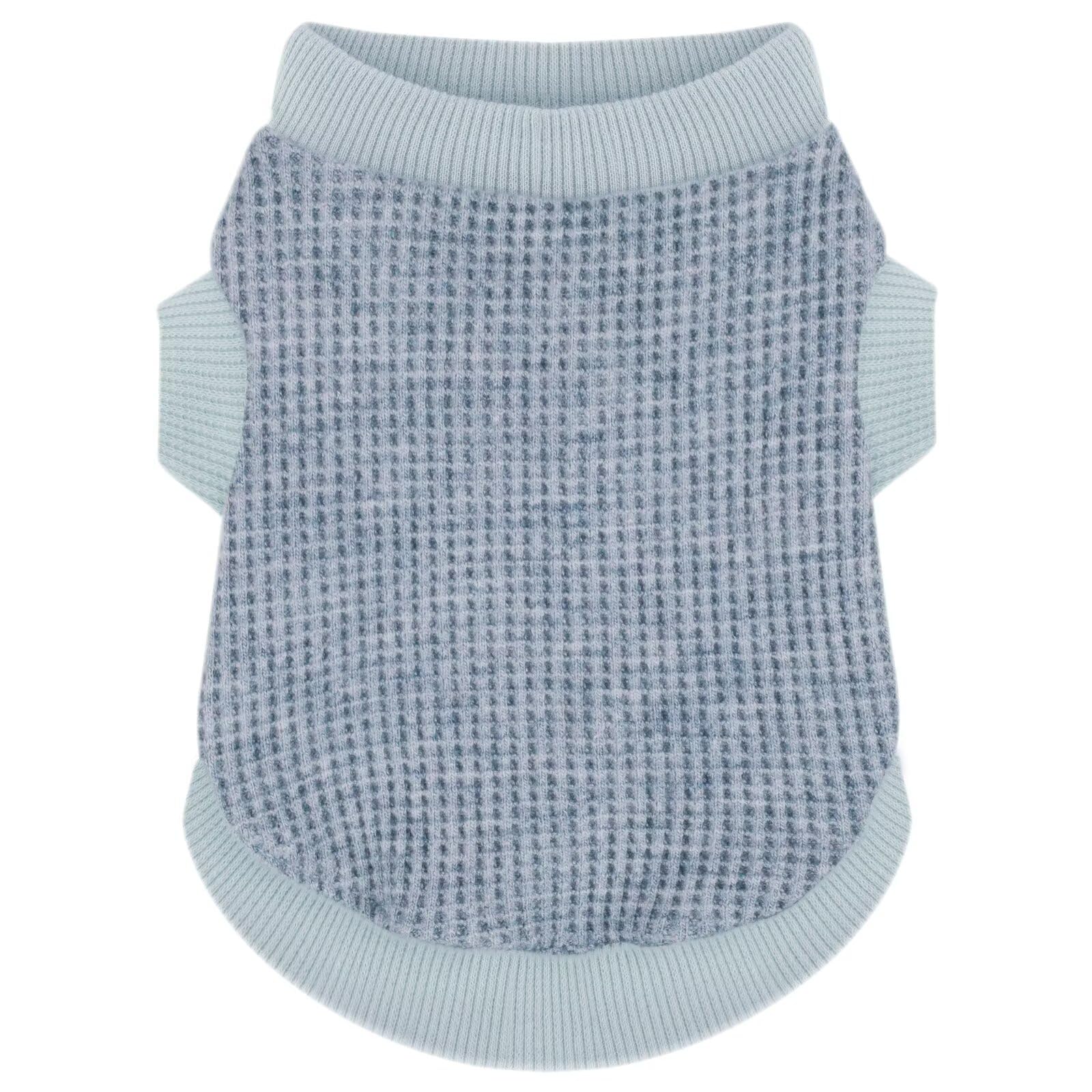 Paiaite: camiseta para perrito azul elástica, cómoda para paseos diarios.