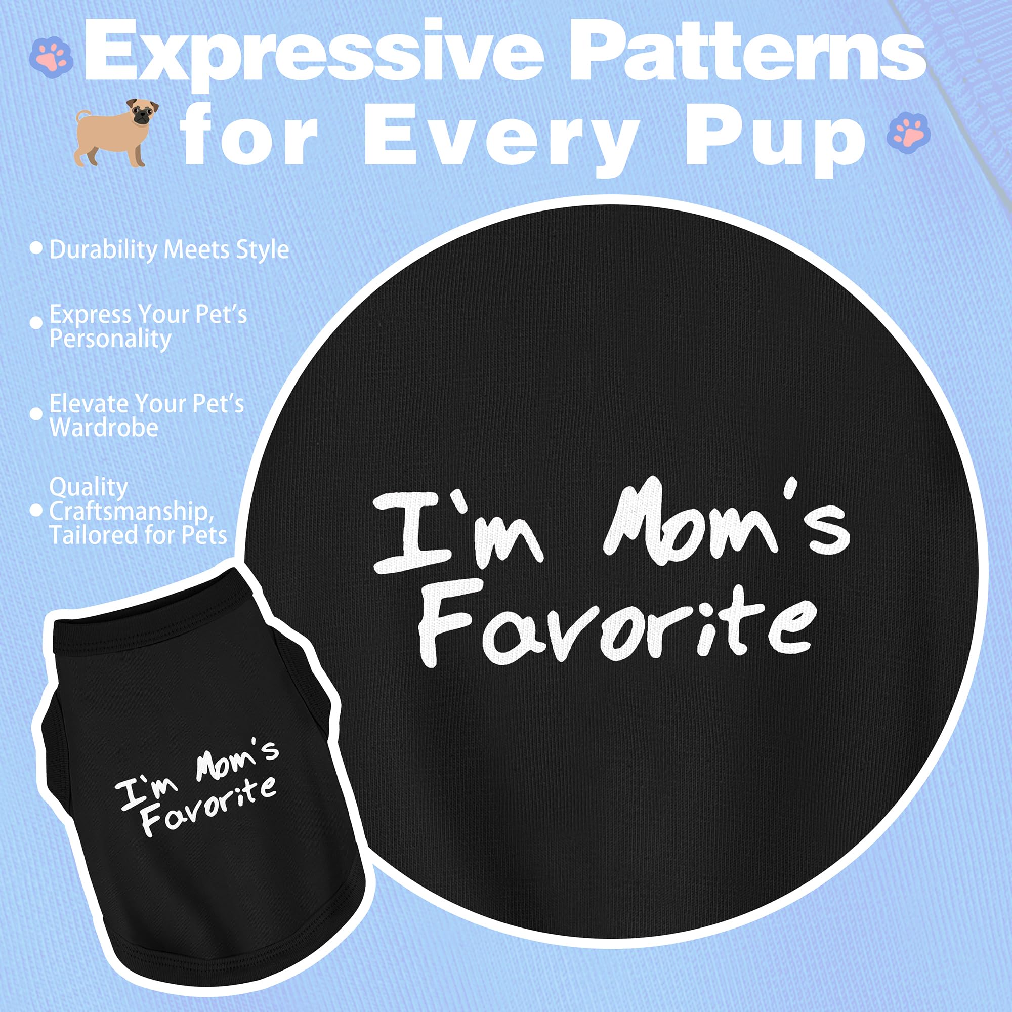 Paiaite camiseta para perro ligera y transpirable para días cálidos.
