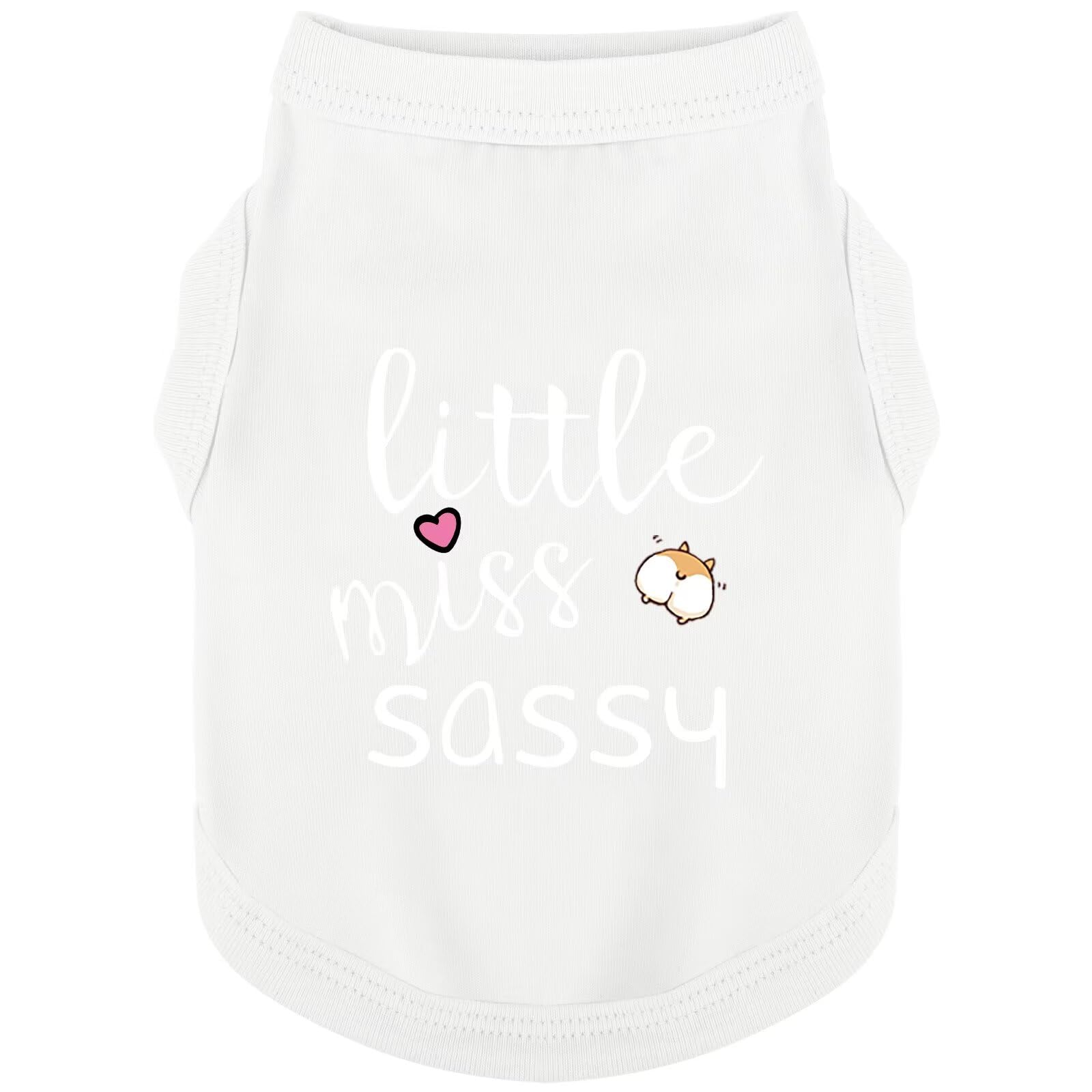 Paiaite Little Miss Sassy, vista frontal de la camiseta, ideal para paseos cómodos.
