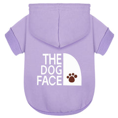Paiaite suéter con capucha para chihuahua, vista frontal, ideal para paseos cálidos.