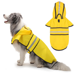 Paiaite chubasquera reflectiva para perros mejora visibilidad para paseos nocturnos.