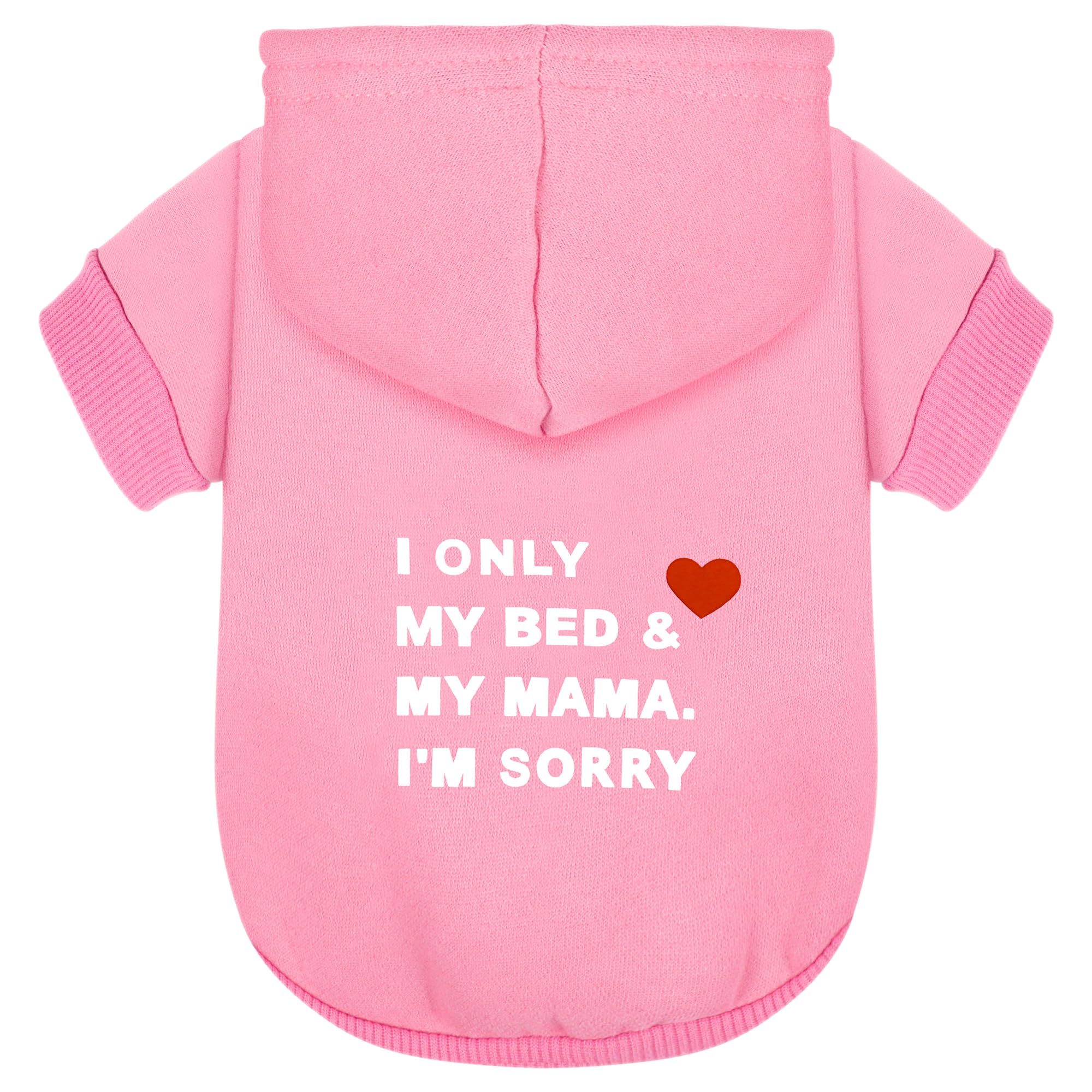 Paiaite sudadera perro rosa XL frontal, abrigo ligero para paseos diarios.