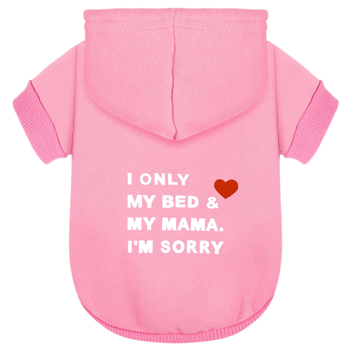Paiaite sudadera perro rosa XL frontal, abrigo ligero para paseos diarios.