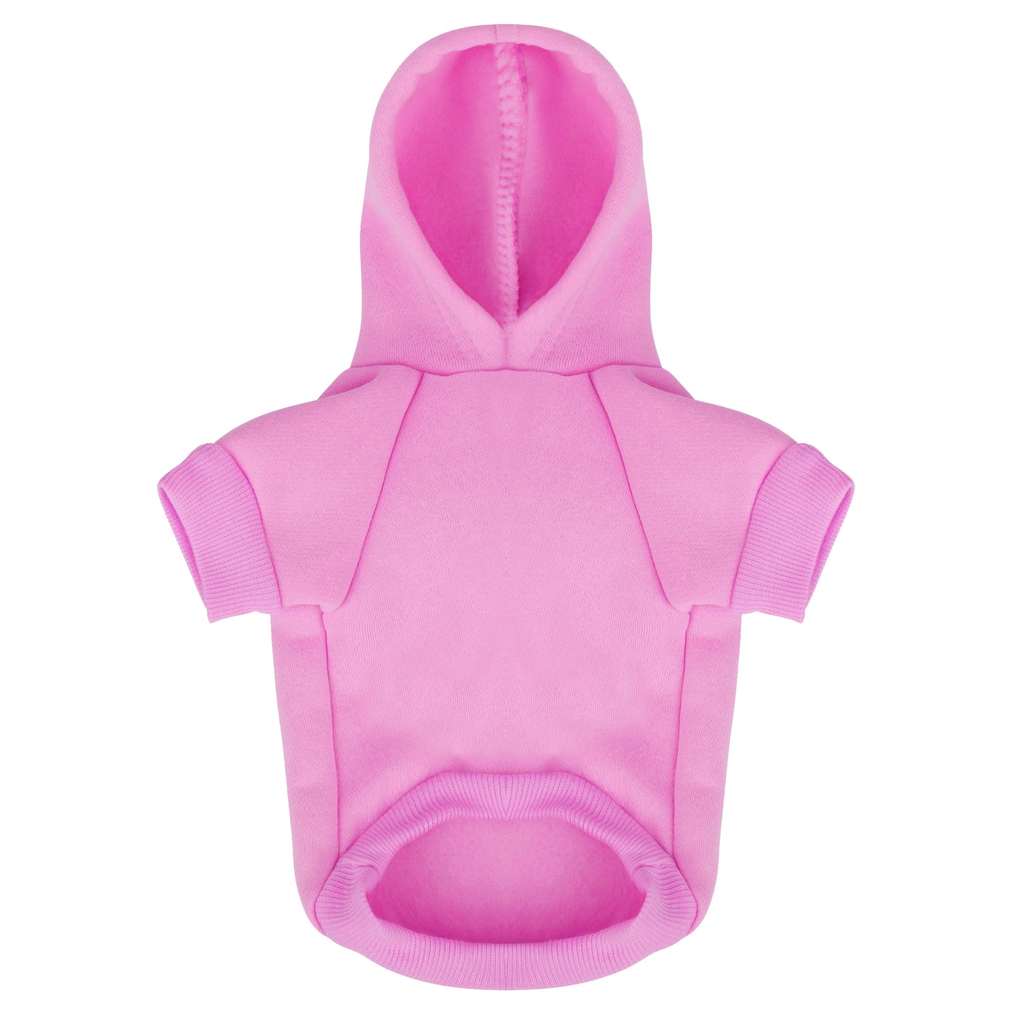 Paiaite sudadera perro rosa XL vista lateral, ajuste cómodo para libertad.