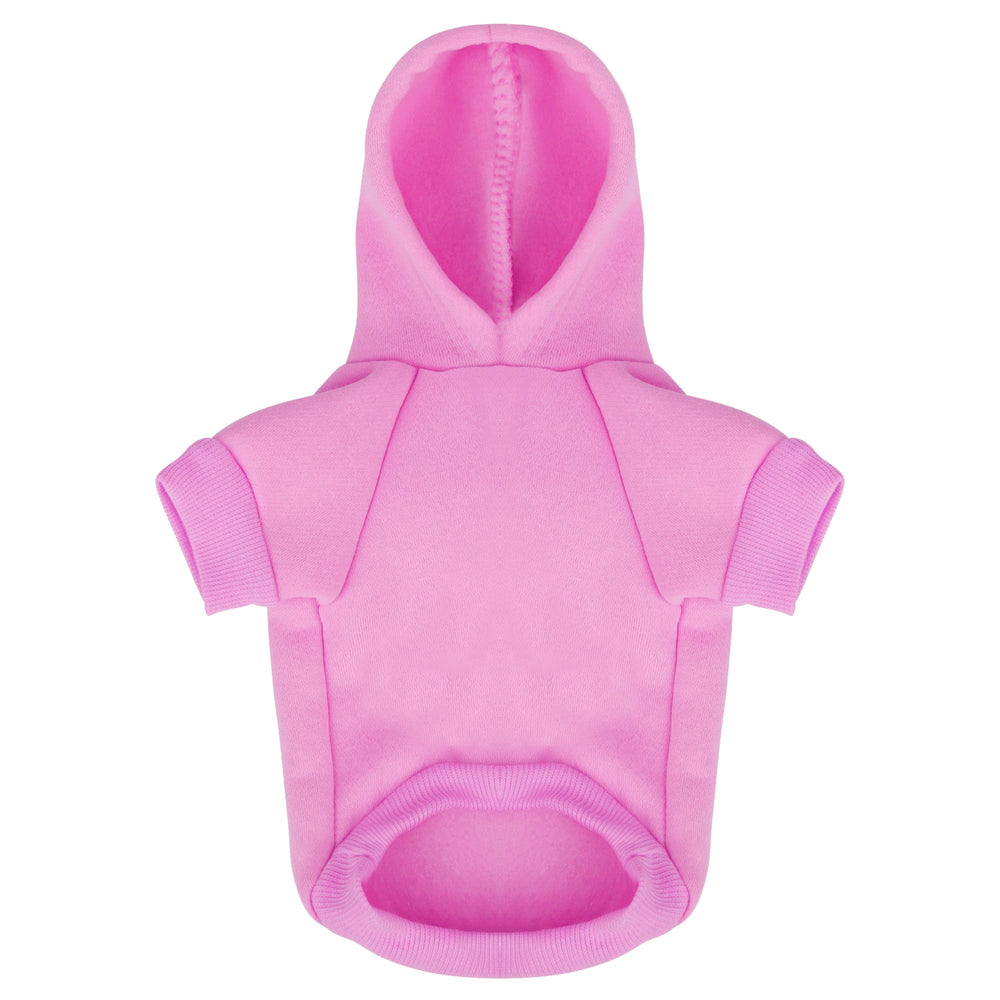 Paiaite sudadera perro rosa XL vista lateral, ajuste cómodo para libertad.