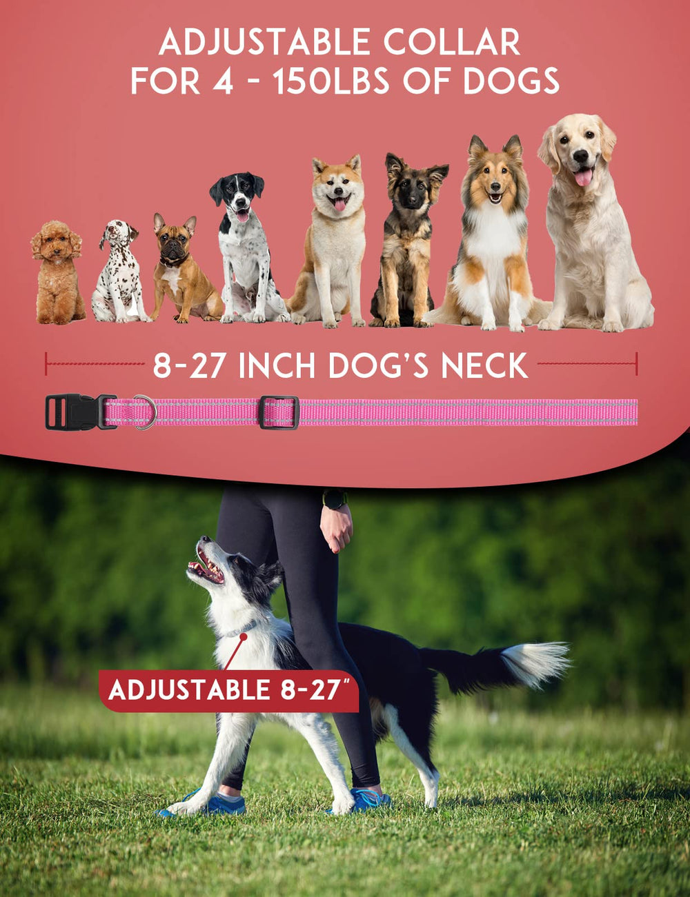 PaiPaitek collar repuesto compatible con Patpet, Sportdog, Garmin y más.