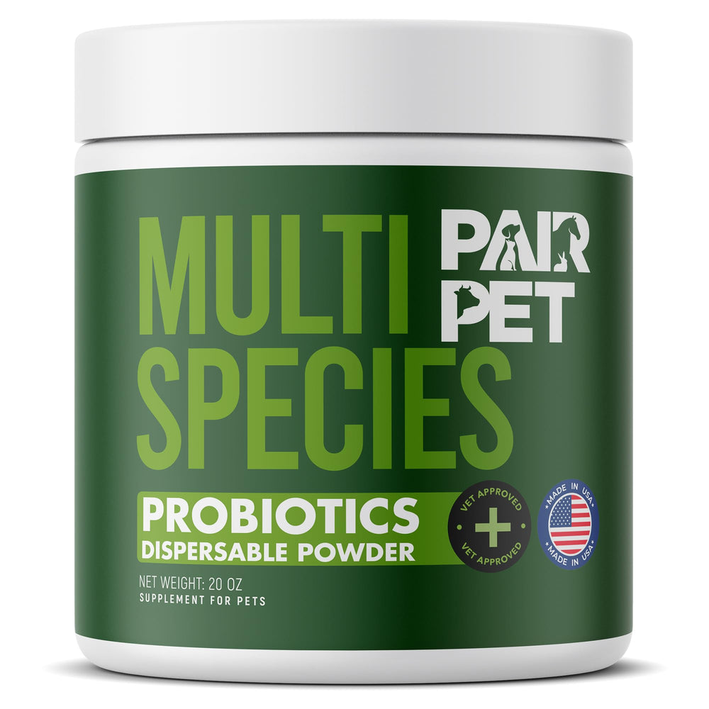 Pair Pet Probiotics: polvo dispersible que se disuelve en comida o agua.