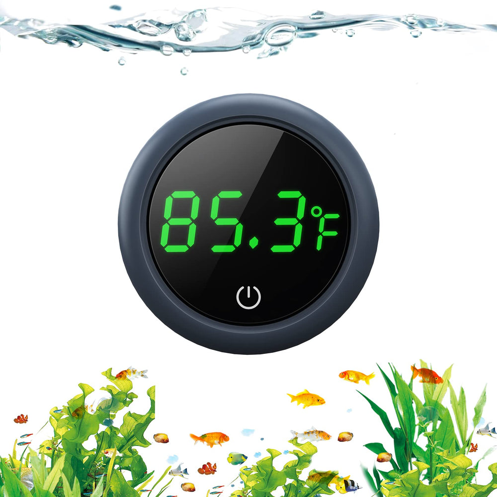 PAIZOO termómetro digital para acuario con pantalla LED para lectura rápida.