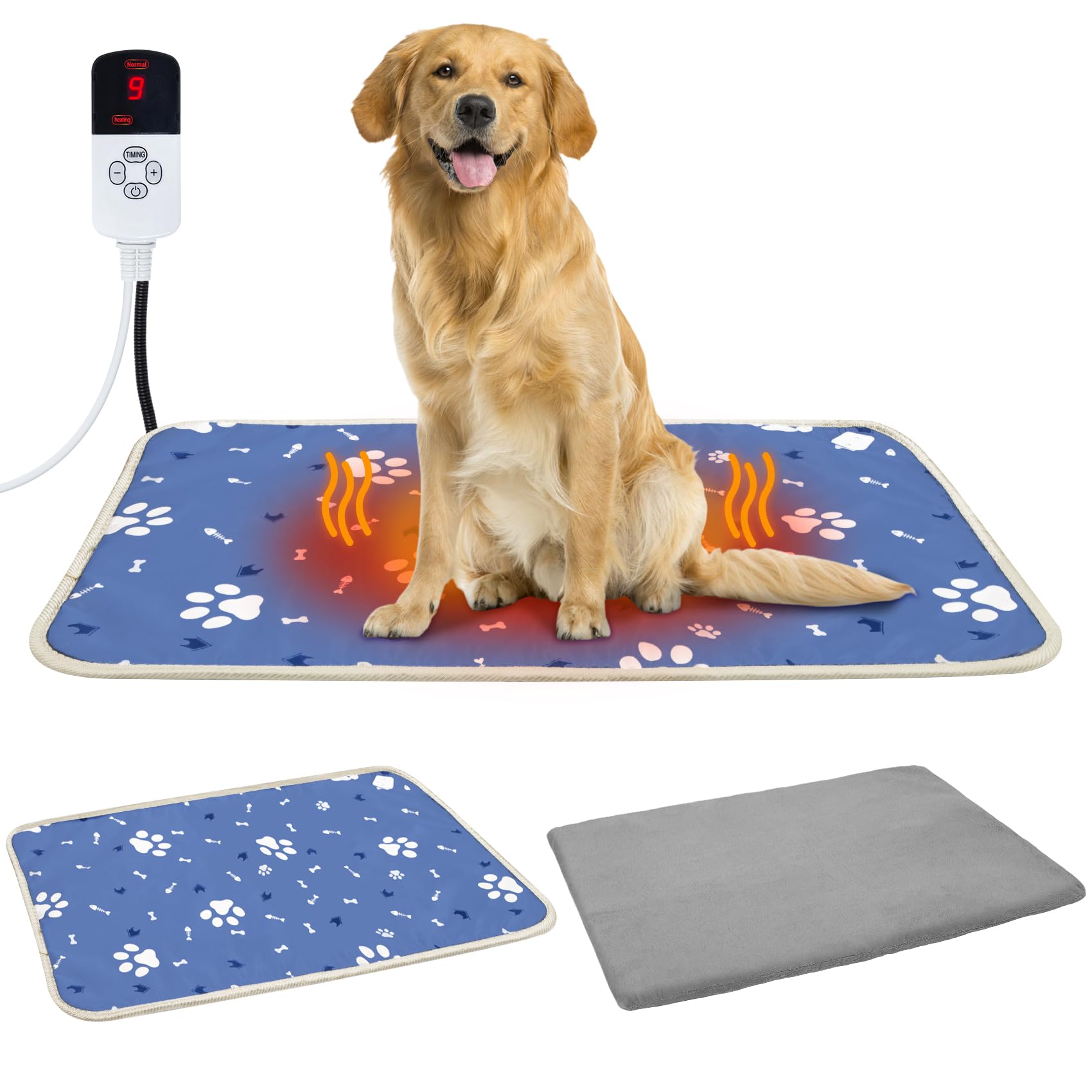 Pakimi cama-perro-caliente-exterior ofrece soporte estable para uso al aire libre.