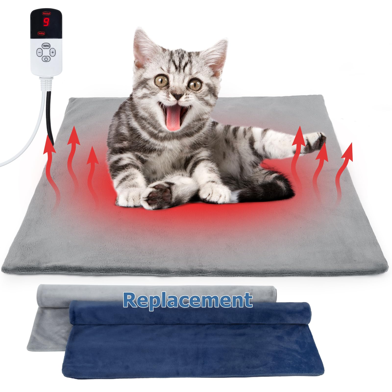 Pakimi manta calentadora exterior para gatos, mantiene la temperatura agradable al aire libre