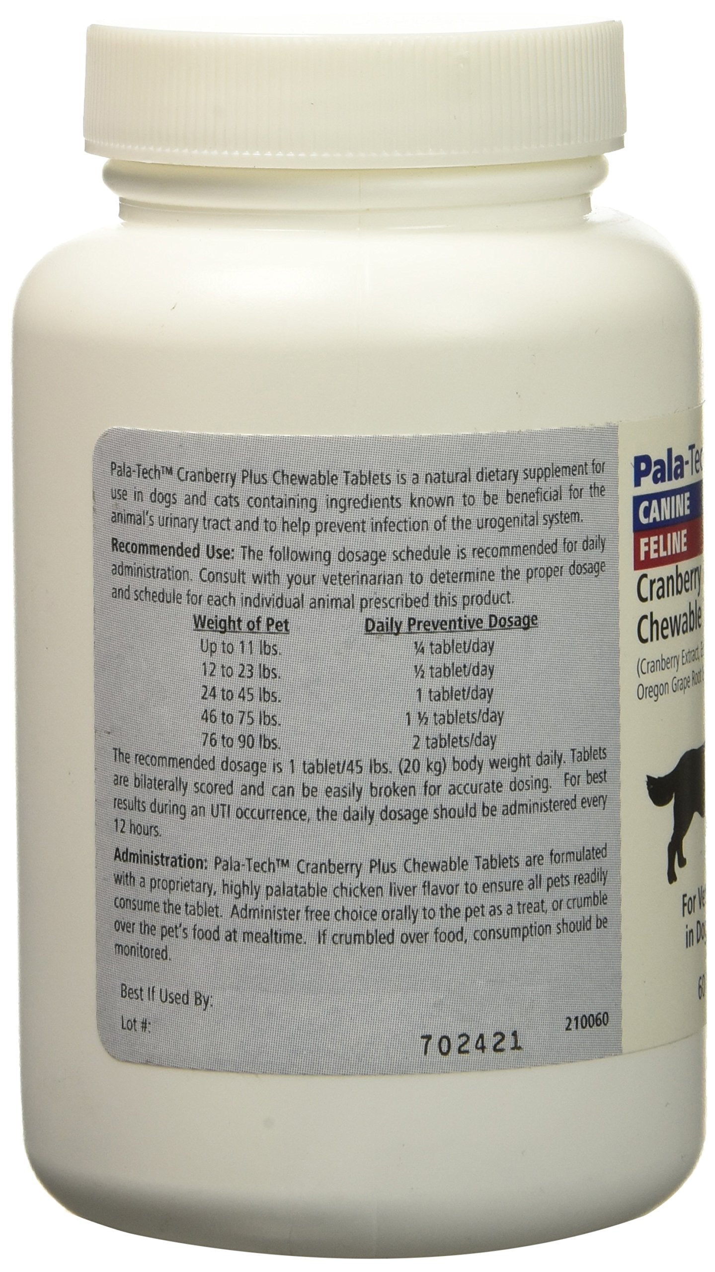 PalaTech Cranberry Plus: tabletas listas para perros y gatos.