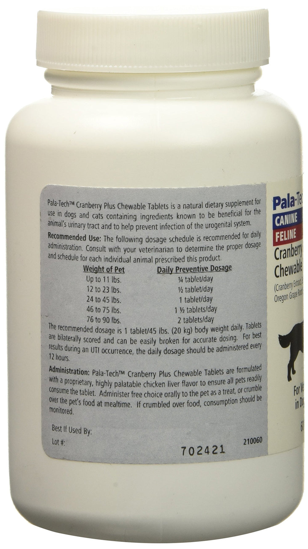PalaTech Cranberry Plus: tabletas listas para perros y gatos.