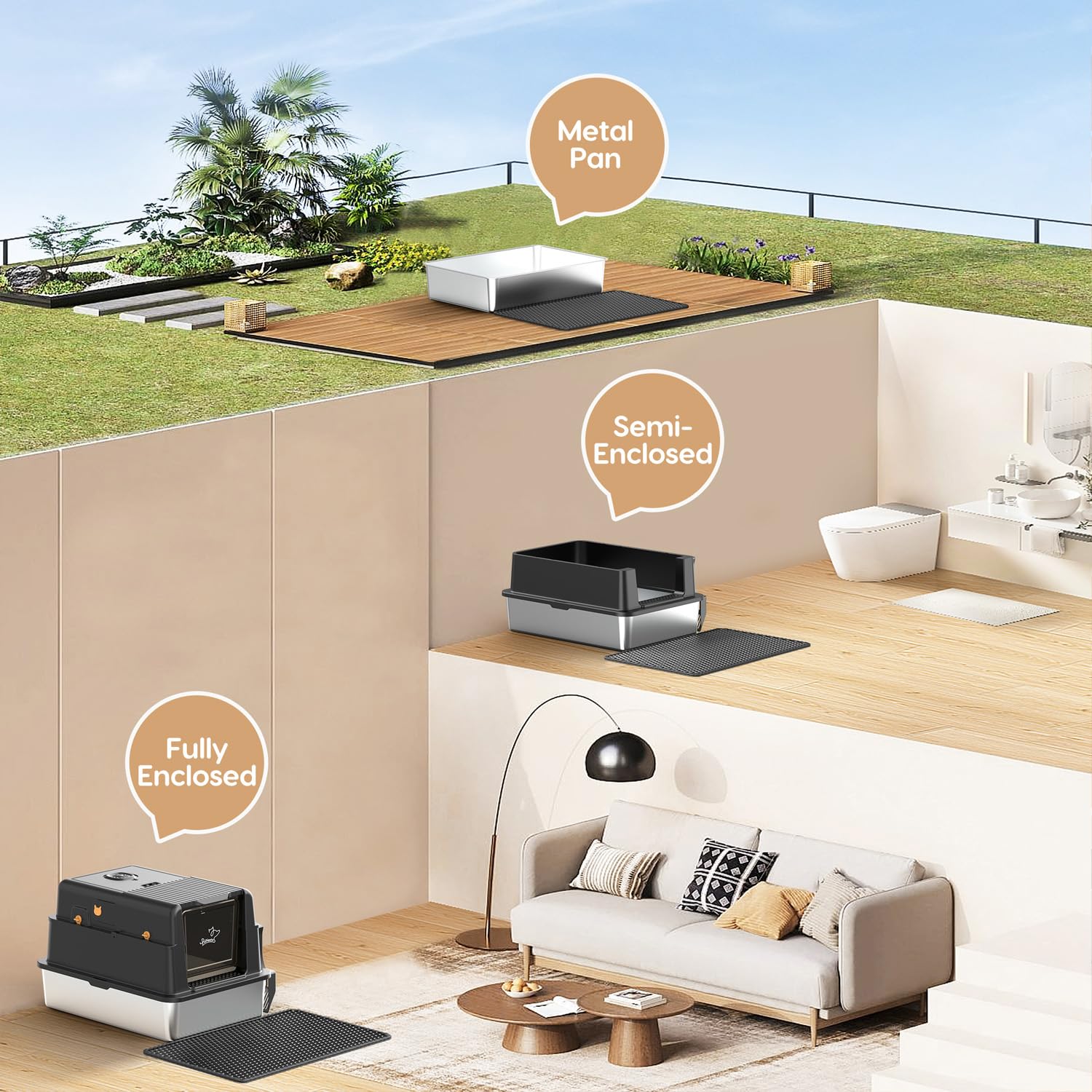 PalNests L8 Ultra-XXXL: accesorios incluidos como cuchara y alfombrilla para empezar.