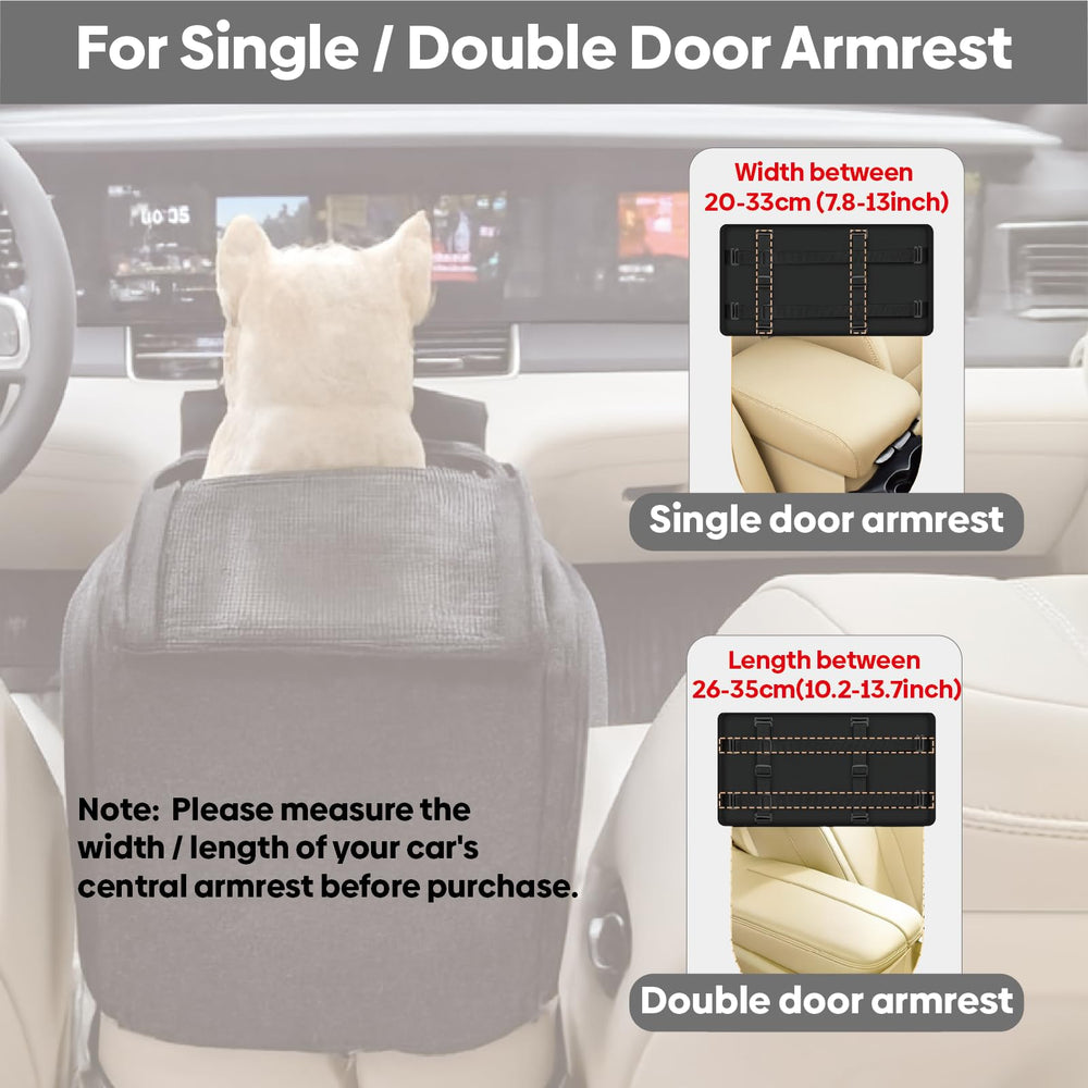 Palsway cama para mascotas pequeñas en coche, confort en viaje