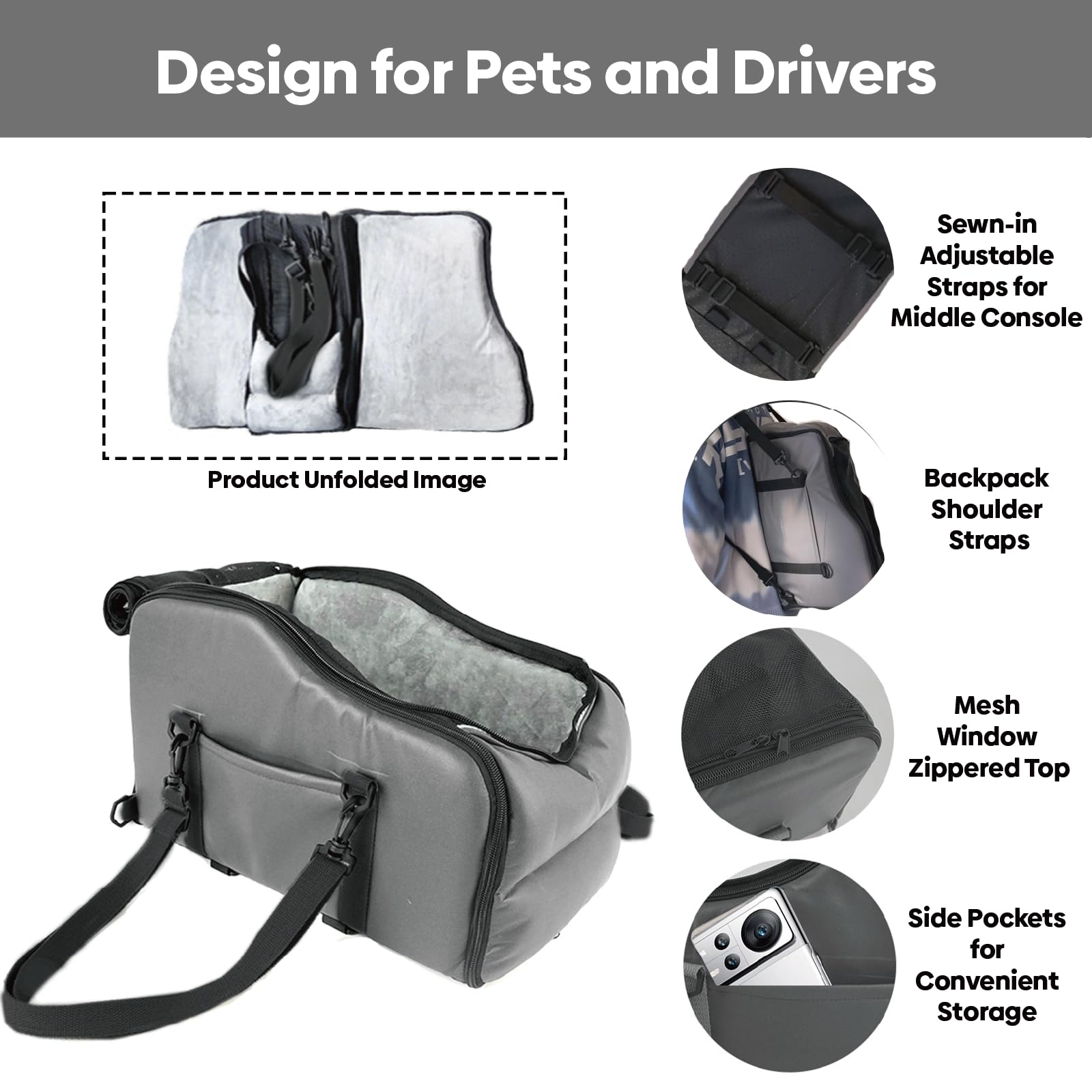 Palsway sistema de seguridad para gatos con correa, viaje más estable