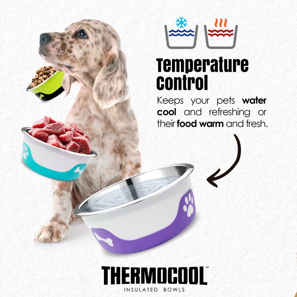 Palz&Co tazón Thermocool diseño extra grande para razas grandes.