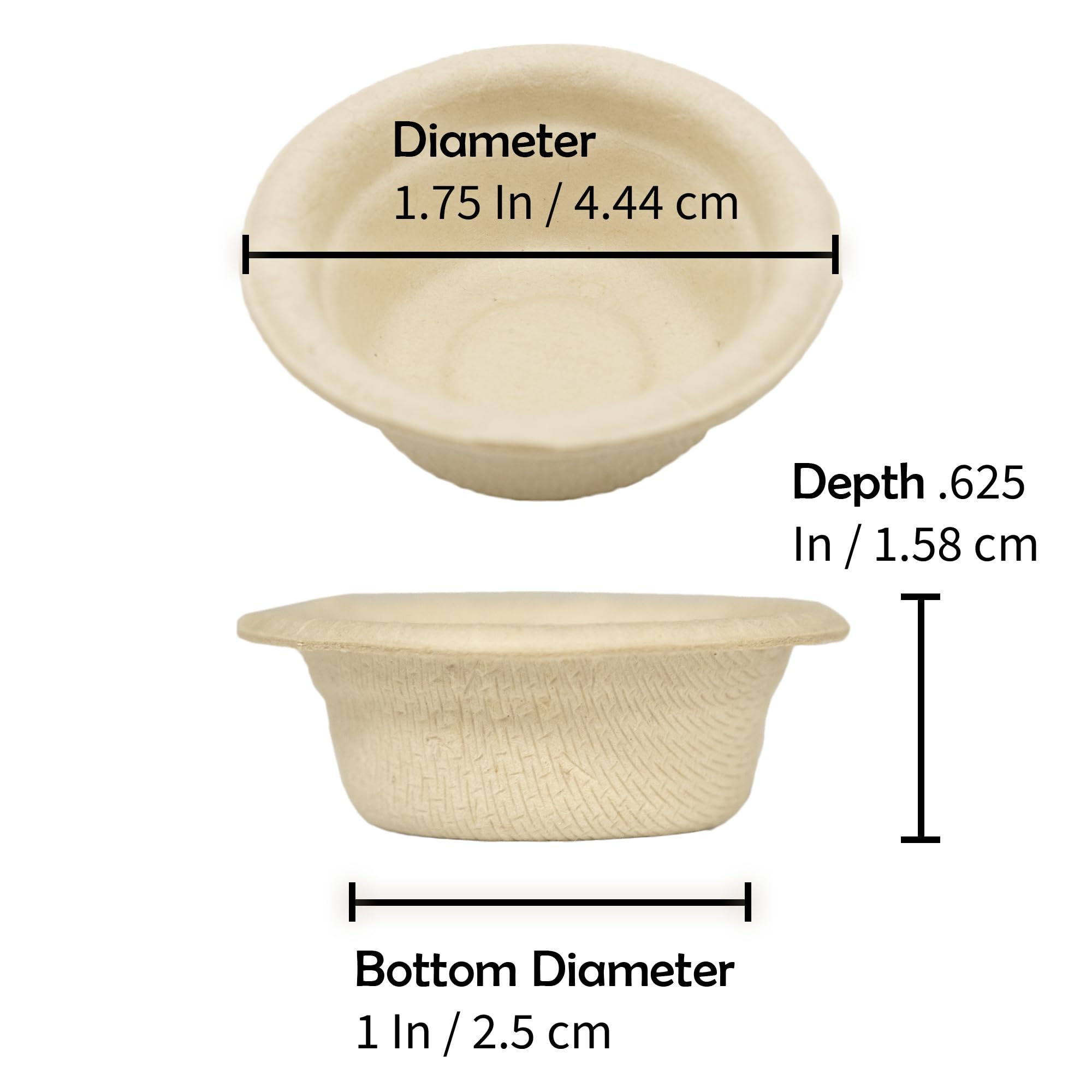 Copa de papel Pangea en soporte de piedra, estable para uso diario.