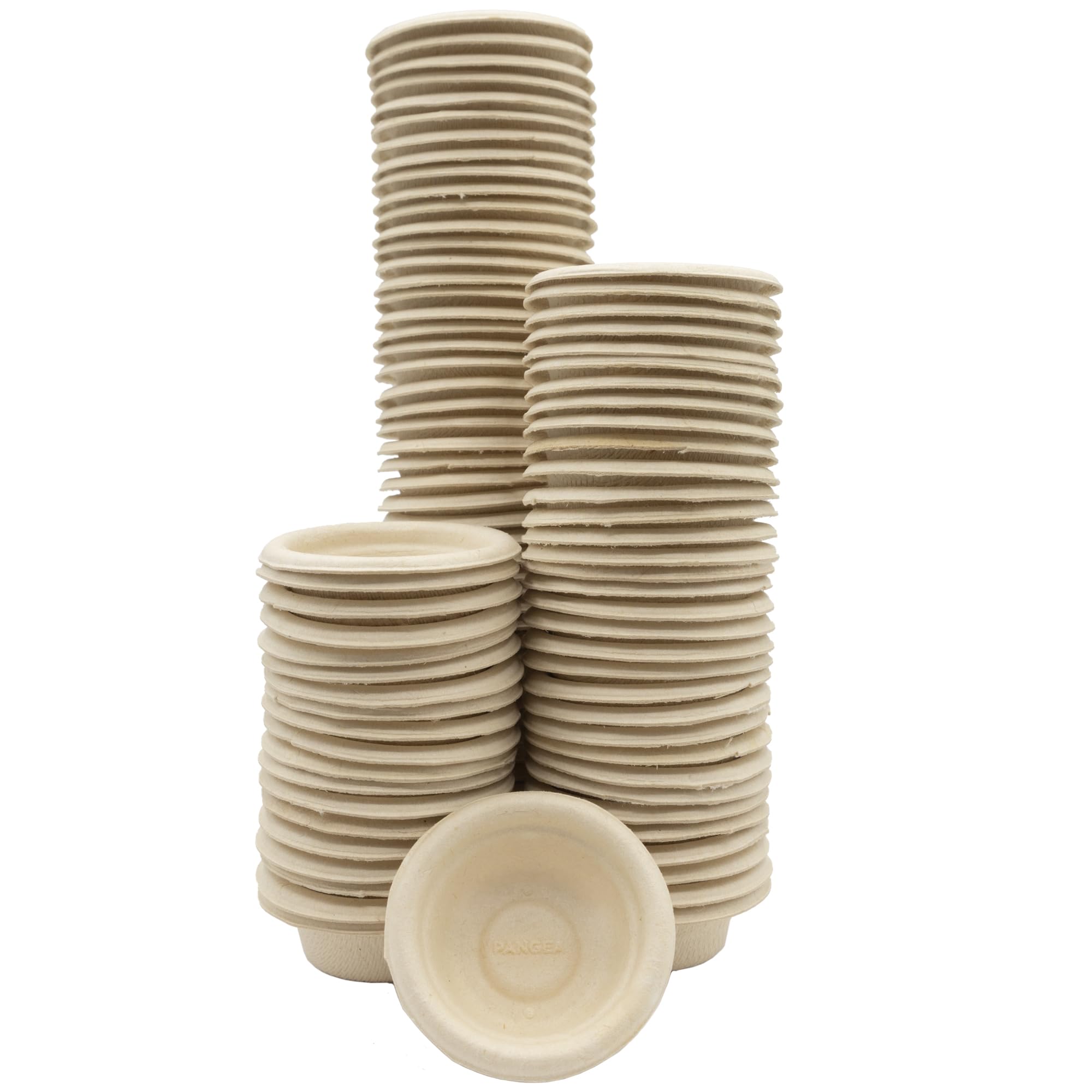 Copa Gecko pequeña Pangea 0,5 oz para alimentación y consumo desechable.