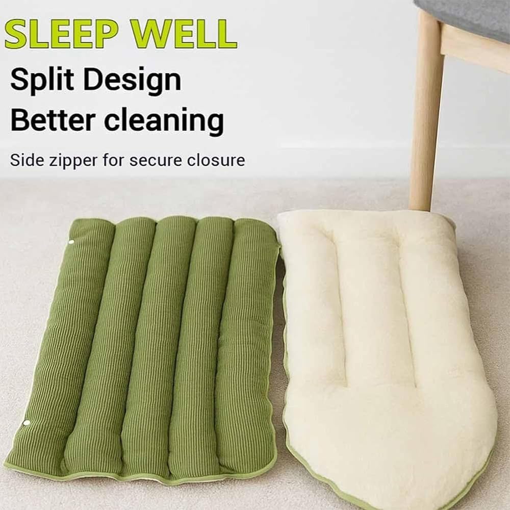 Panmall Cama Cueva Gato Colchon Doble Relleno: soporte cómodo que mantiene la forma.