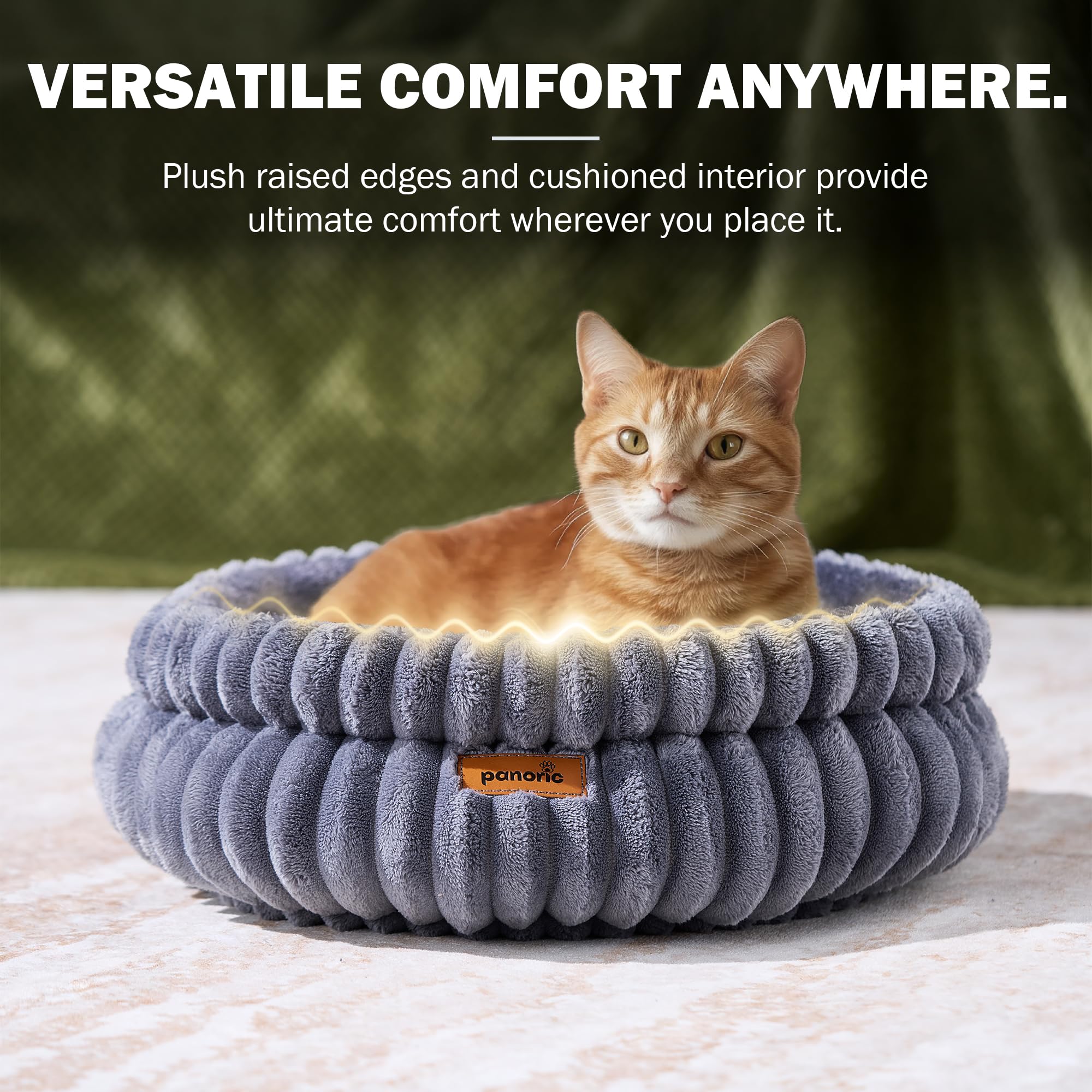 PANORIC Cama de Gato en Escritorio altura ajustable para elevación ideal.