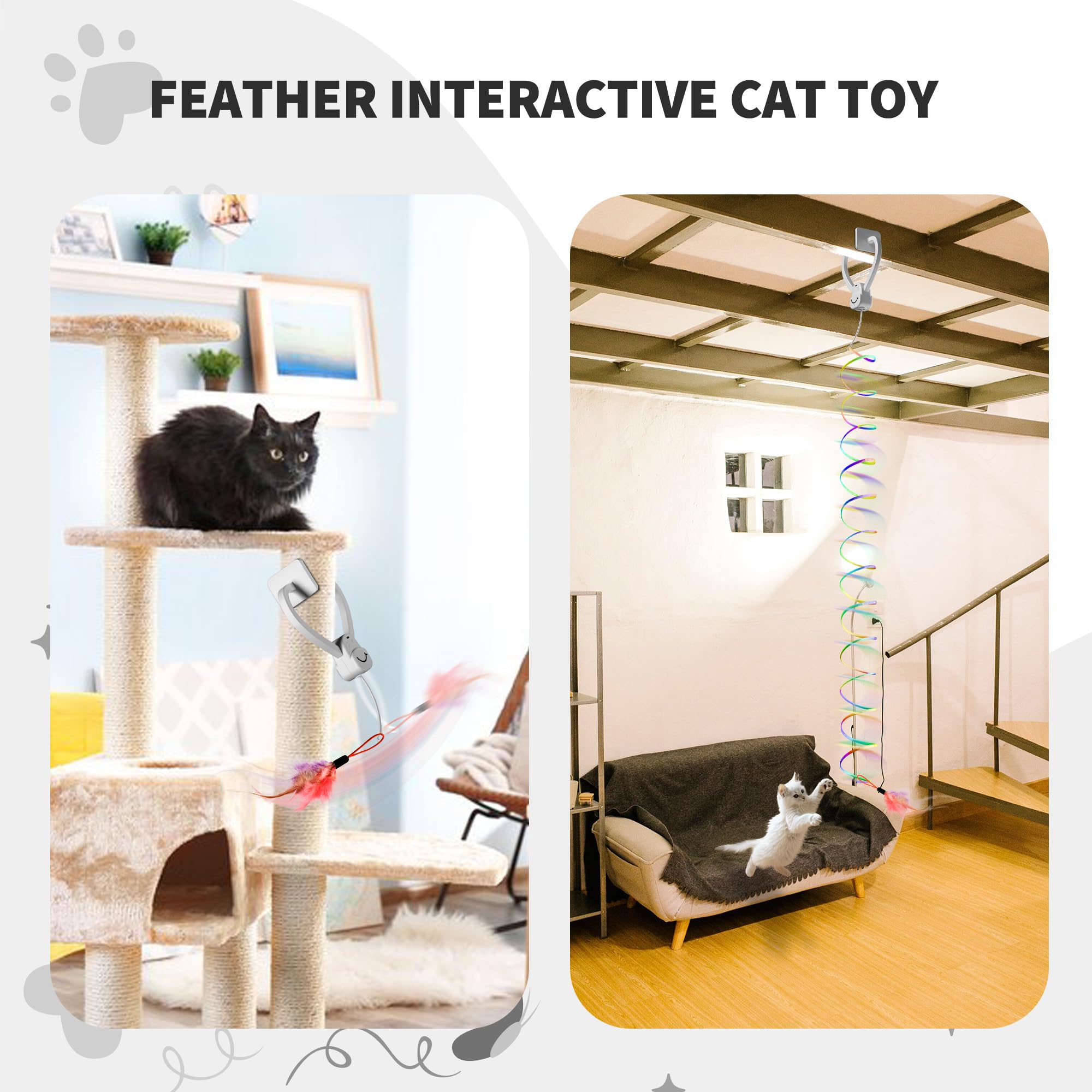 PANRIO sujeción estable: funciona incluso con varios gatos jugando