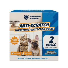 Panther Armor cinta doble cara protegiendo el sofá contra arañazos