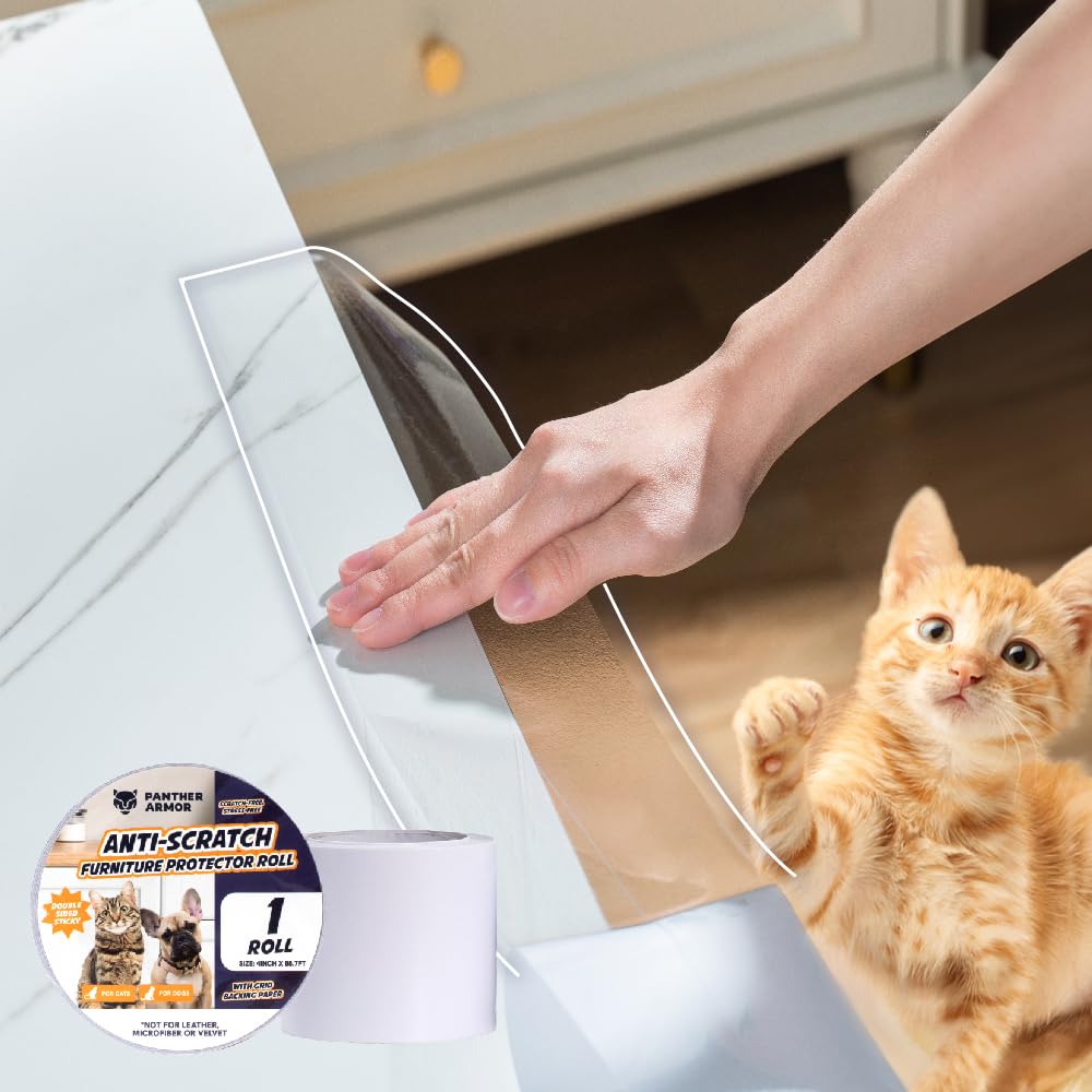 Panther Armor cinta protectora para muebles discreta y transparente.