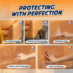 Panther Armor protector mueble transparente para asiento de silla, evita manchas y rasguños.