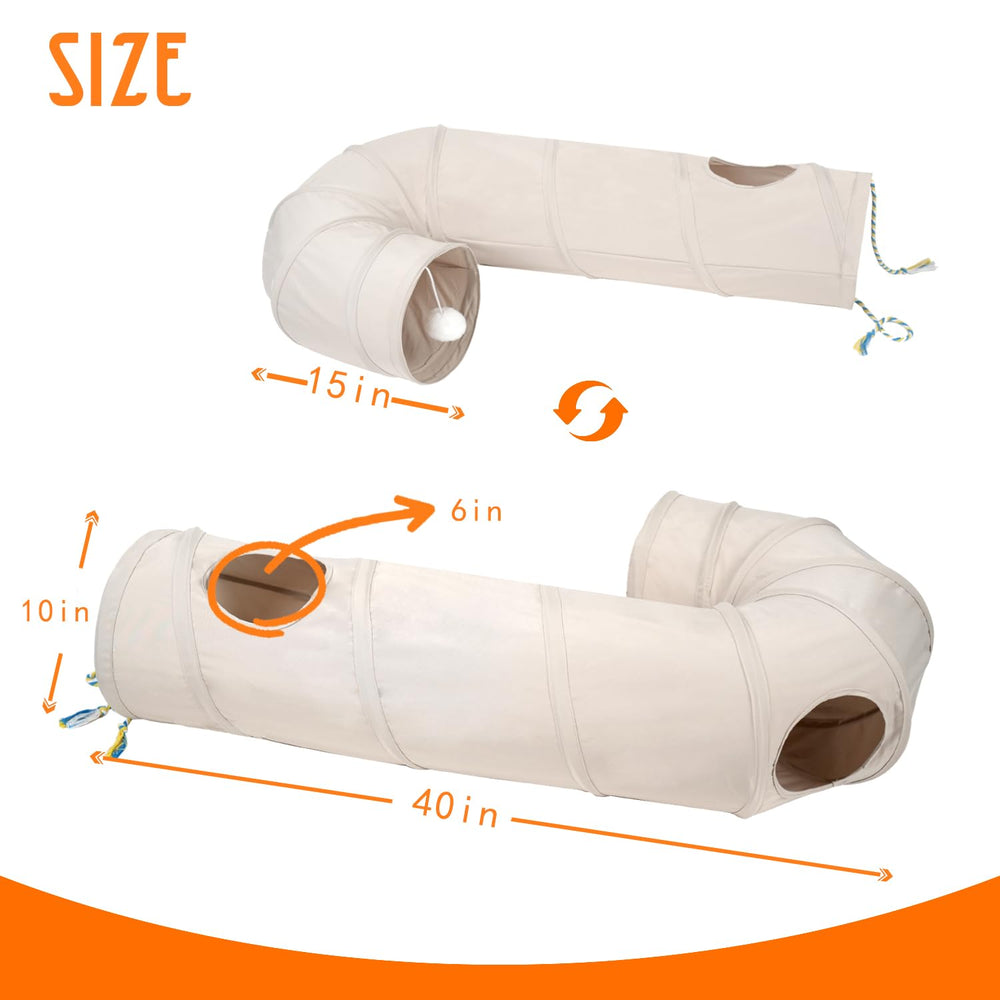 PAOPO tunel-gato-estructura-resistente para uso diario y juego duradero.