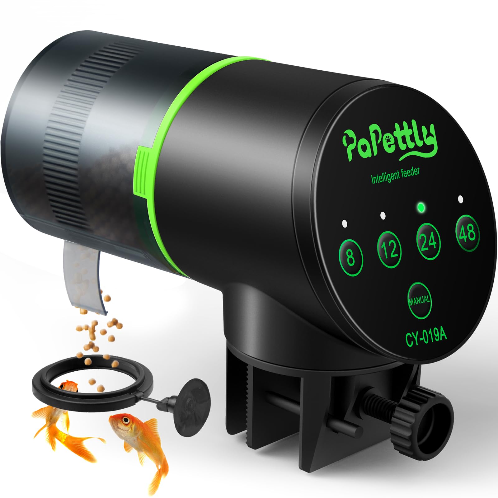 Papettly diseño compatible con tanques cuadrados para mayor versatilidad.