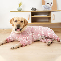 PAPIAMEN pijama para perro, detalle de terciopelo coral, tejido suave.